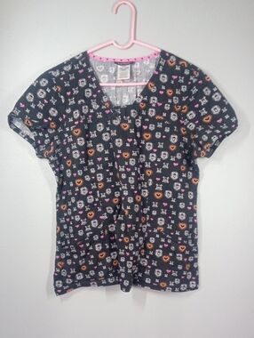 Heart Soul Black With Skulls & Hearts Size Large